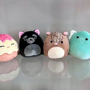 Squishmallows 5“ set of four NWOT